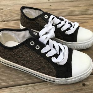 Fast Men Sneaker Canvas Brown/White Shoes Lace Up